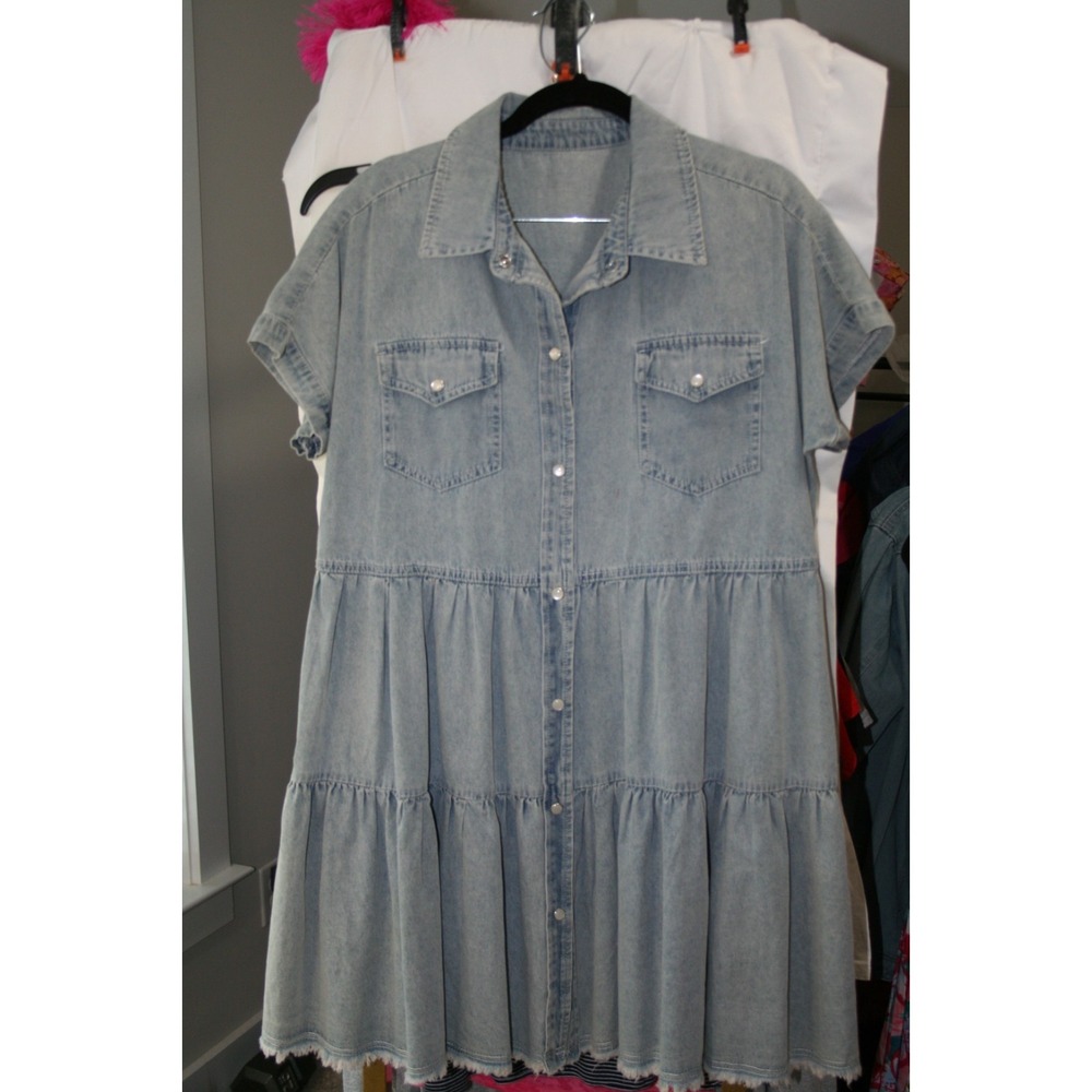 Ladies Denim Jean Skirt